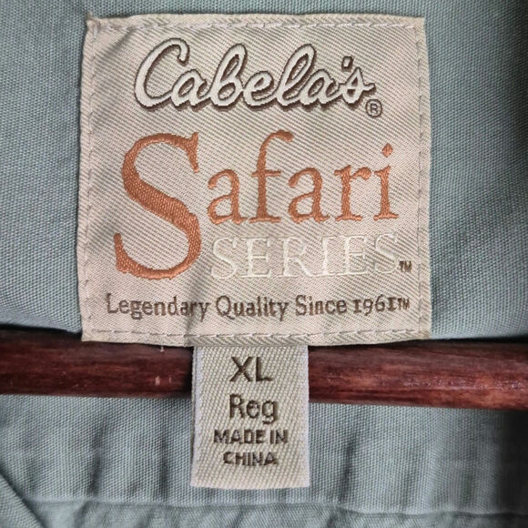 CABELAS "Safari Series" Casual Button Down Shirt Mens Size XXL - Picture 11 of 12